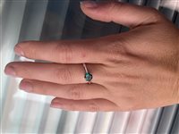 Anello Live Diamond Donna in Oro bianco Smeraldo LD07630016I - LD07630016I